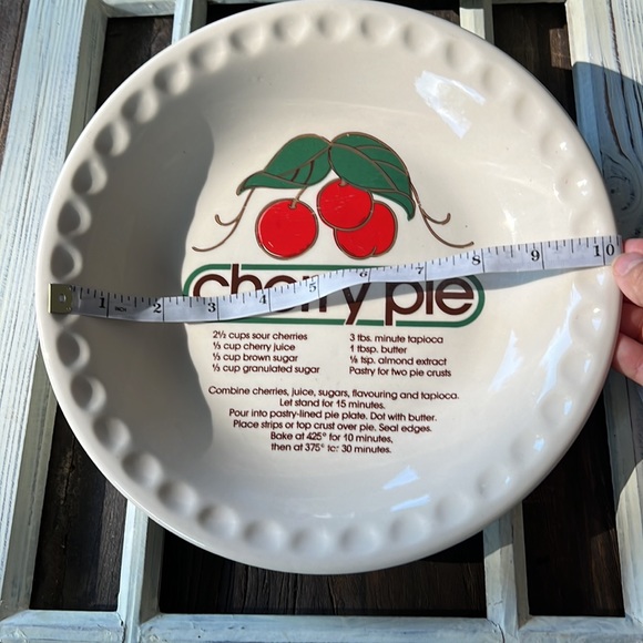 VINTAGE Cherry Pie plate 🍒 - Picture 2 of 4